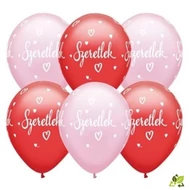 Babaváró, szerelmes, szíves latex / gumi lufik Babaváró, szerelmes, szíves latex / gumi lufik