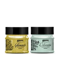 Delicate / Glamour metal akrilfestékek