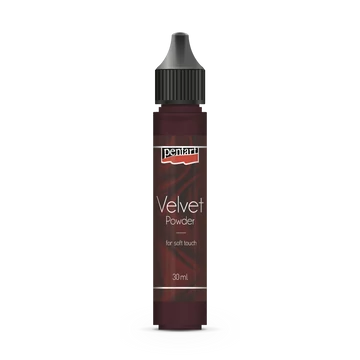 Bársonypor sötétbarna 30ml