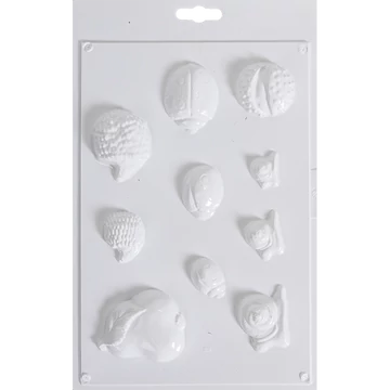 Gipszkiöntő forma 29 x 18 cm, kerti állatok