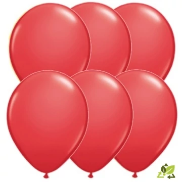 11 inch-es Red (Standard) Kerek Lufi (6db/csomag) 11 inch-es Red (Standard) Kerek Lufi (6db/csomag)