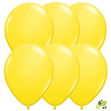 11 inch-es Yellow (Standard) Kerek Lufi (6db/csomag) 11 inch-es Yellow (Standard) Kerek Lufi (6db/csomag)