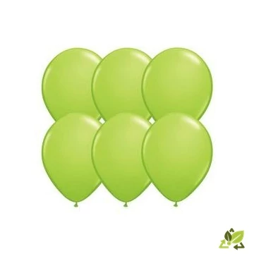 11 inch-es Lime Green - Lime zöld (Fashion) Kerek Lufi (6db/csomag)