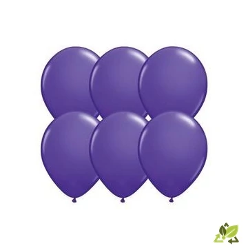 11 inch-es Purple Violet - Sötétlila  (Fashion) Kerek Lufi (6db/csomag) 11 inch-es Purple Violet - Sötétlila  (Fashion) Kerek Lufi (6db/csomag)