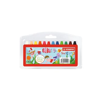 Olajpasztell készlet Stabilo Trio 12 színű Olajpasztell készlet Stabilo Trio 12 színű