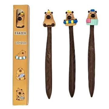 Radír capybara hosszú figurával Radír capybara hosszú figurával