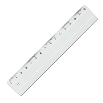 Vonalzó 15cm műanyag, átlátszó Vonalzó 15cm műanyag, átlátszó