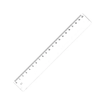 Vonalzó 20cm műanyag, átlátszó Vonalzó 20cm műanyag, átlátszó