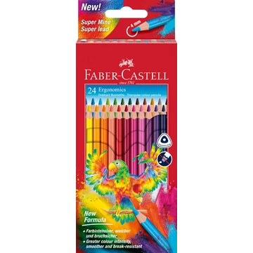 Faber-Castell színes ceruza 24 színű,  papagáj