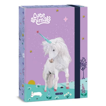 Ars Una füzetbox A/4 - Cute Animals Unicorn