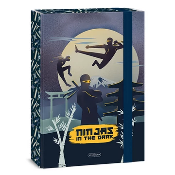 Ars Una füzetbox A/4 - Ninjas in the Dark