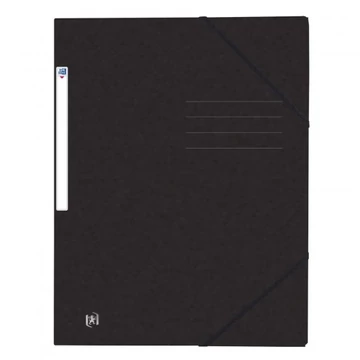 Gumis mappa A/4 Oxford Top File - Fekete Gumis mappa A/4 Oxford Top File - Fekete