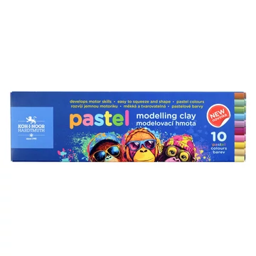 Gyurma Koh-I-Noor pasztel 10db/csomag