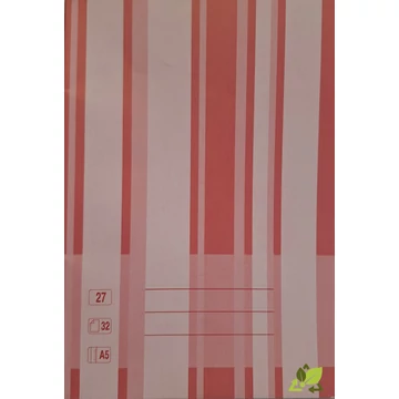 Füzet 27-32, A/5  kockás Füzet 27-32, A/5  kockás