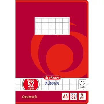 Füzet Herlitz A6/32 kockás   Füzet Herlitz A6/32 kockás