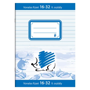 Süni vonalas füzet, 2.osztály A/5 16-32 Süni vonalas füzet, 2.osztály A/5 16-32