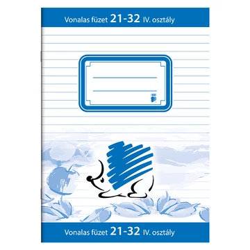 Süni vonalas füzet, 4.osztálytól A/5 21-32 Süni vonalas füzet, 4.osztálytól A/5 21-32