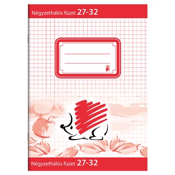 Süni négyzethálós füzet A/5 27-32