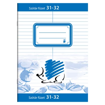 Süni szótár füzet A/5 31-32 Süni szótár füzet A/5 31-32