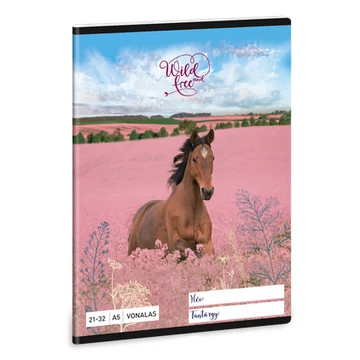 Ars Una vonalas füzet 21-32, A/5 - Wild and free