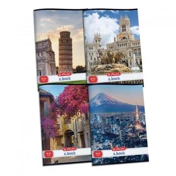 Füzet Herlitz 80-32, A/4, sima - City