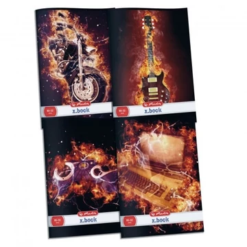 Füzet Herlitz 80-32, A/4, sima - Fire