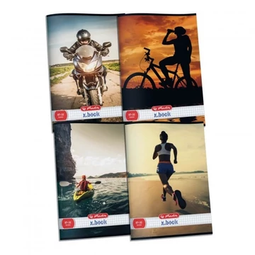 Füzet Herlitz 87-32, A/4, kockás - Sport