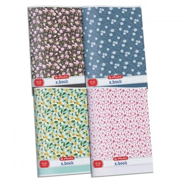 Füzet Herlitz 87-32, A/4, kockás - Virágálom