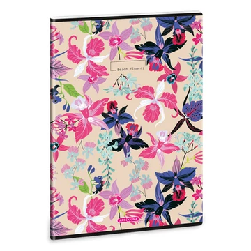  Ars Una kockás füzet, A4, 40 lapos - Beach Flower