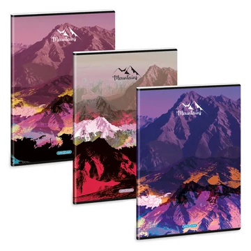  Ars Una kockás füzet, A4, 40 lapos - Mountains