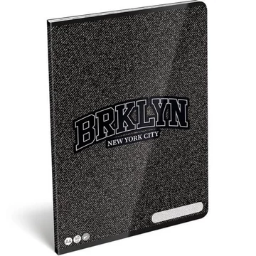 Füzet A/4, 81-40, vonalas  - XRCise Look, Brklyn