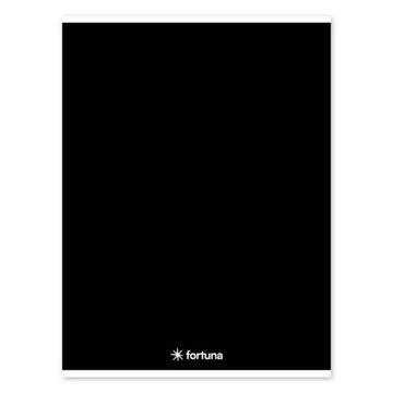 Füzet FORTUNA Monocolor vonalas A/4 32 lapos - Fekete