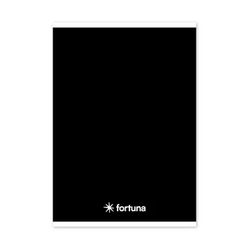 Füzet FORTUNA Monocolor vonalas A/5 32 lapos - Fekete Füzet FORTUNA Monocolor vonalas A/5 32 lapos - Fekete
