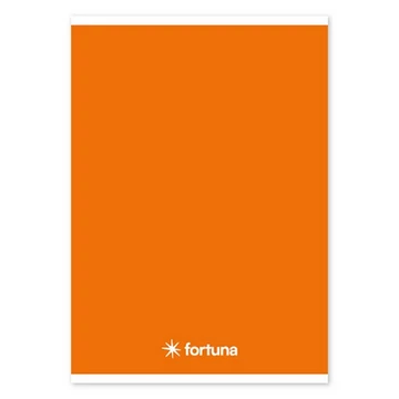 Füzet FORTUNA Monocolor vonalas A/5 32 lapos - Narancssárga  Füzet FORTUNA Monocolor vonalas A/5 32 lapos - Narancssárga