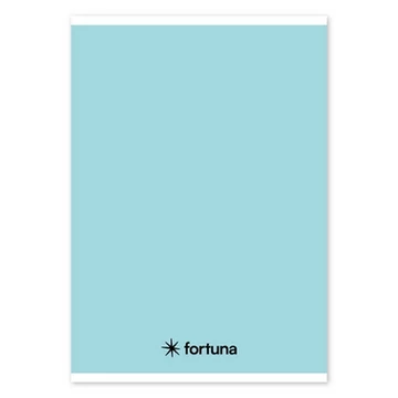 Füzet FORTUNA Monocolor vonalas A/5 32 lapos - Pasztell Kék  Füzet FORTUNA Monocolor vonalas A/5 32 lapos - Pasztell Kék