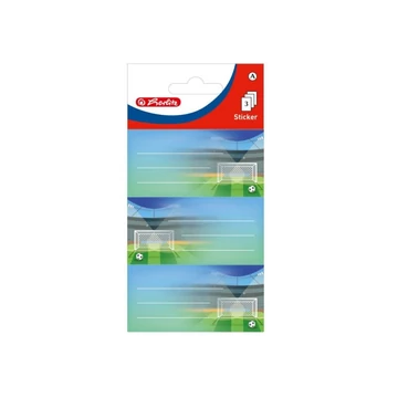 Füzetcimke 9db/csomag Herlitz - Foci