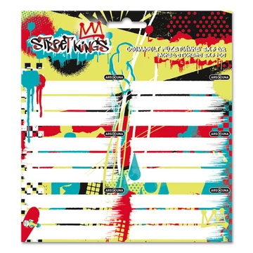 Ars Una füzetcímke 3x6 db -  Street Kings