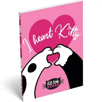Notesz A/7 papírfedelű - I heart Kitty Notesz A/7 papírfedelű - I heart Kitty