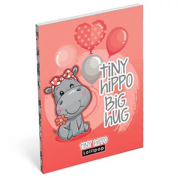 Notesz A/7 papírfedelű - Tiny Hippo Notesz A/7 papírfedelű - Tiny Hippo