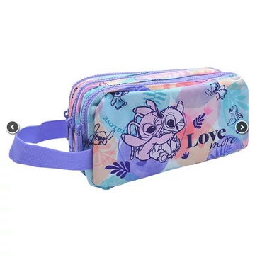 Tolltartó 3 rekeszes Stitch Pasztel