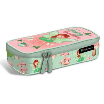 Ovális bedobálós tolltartó gumipánttal - Fairy Ballerina