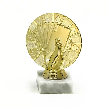 Arany hatású figura - Kártya, póker F605 Arany hatású figura - Kártya, póker F605