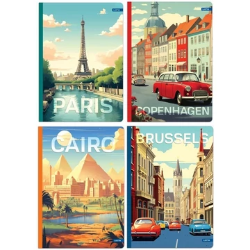 Füzet A/4 - Capitals vonalas Füzet A/4 - Capitals vonalas