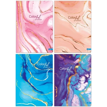 Füzet A/5 - Colorful kockás Füzet A/5 - Colorful kockás