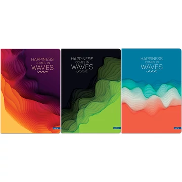Füzet A/5 - Waves kockás Füzet A/5 - Waves kockás