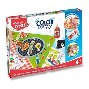MAPED CREATIV "Color & Play", Grilling kreatív készségfejlesztő készlet MAPED CREATIV "Color & Play", Grilling kreatív készségfejlesztő készlet