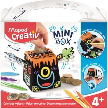MAPED CREATIV "Mini Box", Persely kreatív készségfejlesztő készlet MAPED CREATIV "Mini Box", Persely kreatív készségfejlesztő készlet