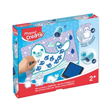 Kreatív készségfejlesztő készlet, MAPED CREATIV, Early age, nyomdavilág Kreatív készségfejlesztő készlet, MAPED CREATIV, Early age, nyomdavilág