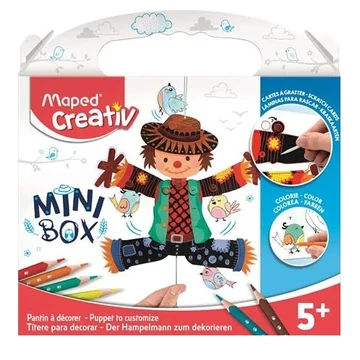 MAPED CREATIV "Mini Box", Madárijesztő kreatív készségfejlesztő készlet MAPED CREATIV "Mini Box", Madárijesztő kreatív készségfejlesztő készlet