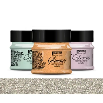 Glamour metál 50 ml ezüstfekete 29395